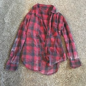Worn out appeared flannel